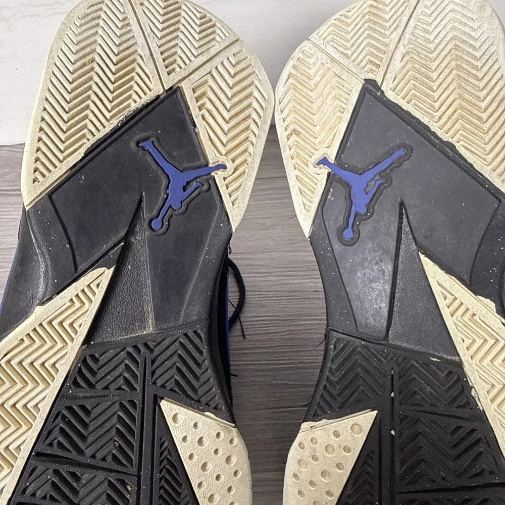 Jordan Flight 45 342964-042‎ Black Royal Blue Men's Size 11 Basketball Shoes